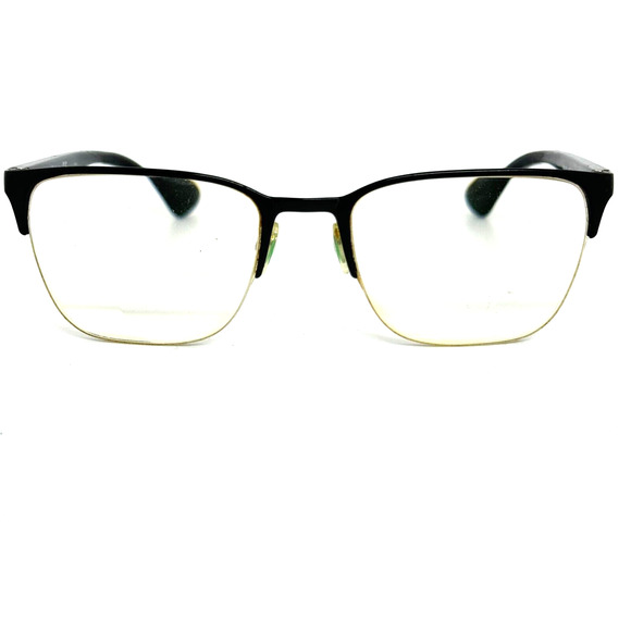 Ray-Ban Eyeglasses Frames RB6428 2995 Polished Black Half Rim 54-19-145 H13961